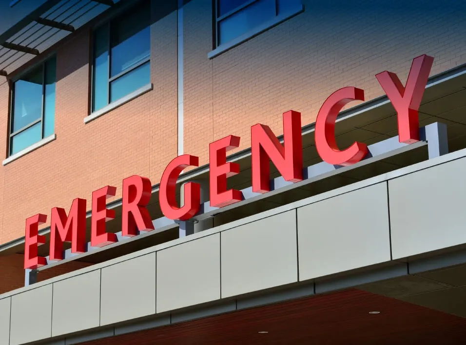 Hospital, Emergency sign