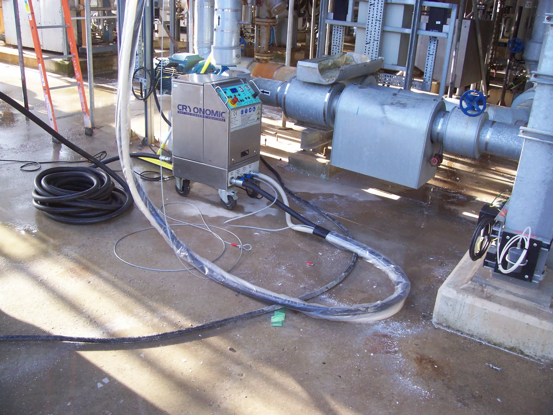 Dry Ice blasting unit by Cryonomic, available from Cold Clean UK