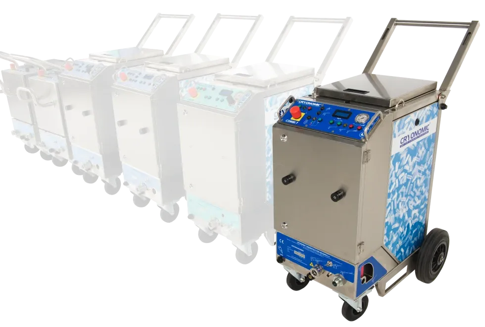 Cryonomic Dry Ice Blasting units available from Cold Clean UK
